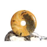 Laceachat (Crazy Lace) Donut Edelstein 40 mm (6 mm stark)