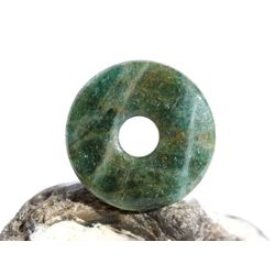 Apatit blau-gr�n Donut Edelstein 30 mm (6 mm stark)
