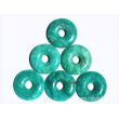 Amazonit dunkel Donut Edelstein 30 mm (5-6 mm stark)