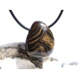 Stromatolith Trommelstein gebohrt - ca. 2,6 cm x 2 cm x 1,2 cm