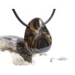 Stromatolith Trommelstein gebohrt - ca. 2,6 cm x 2 cm x 1,2 cm