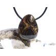 Stromatolith Trommelstein gebohrt - ca. 2,6 cm x 2 cm x 1,2 cm