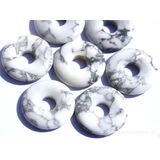 Magnesit Donut Edelstein 30 mm (4-6 mm stark)