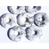 Magnesit Donut Edelstein 30 mm (4-6 mm stark)