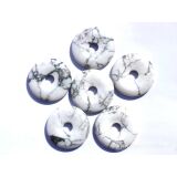 Magnesit Donut Edelstein 40 mm (7 mm stark)