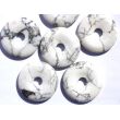 Magnesit Donut Edelstein 40 mm (7 mm stark)