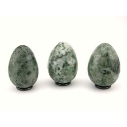 Serpentin - Edelstein-Eier - ca. 4,8 - 5,3 cm