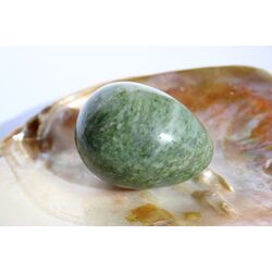 Serpentin - Edelstein-Eier - ca. 4,8 - 5,3 cm