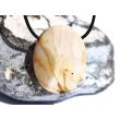 Mookait XXL Schmuckstein Cabochon / Scheibenstein gebohrt - Sonderqualität - ca. 4,1 cm x 3 cm x 0,9 cm
