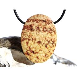 Aragonit-Calcit XXL Schmuckstein Cabochon / Scheibenstein...