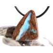 Boulderopal (Edelopal) Schmuckstein gebohrt - Rarität - Sonderqualität - Handarbeit - ca. 2,8 cm x 2,2 cm x 1 cm