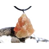 Sonnenstein Rohstein Anhänger Silberöse - AA-Sonderqualität - ca. 3,4 cm x 2,6 cm x 1,1 cm
