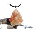 Sonnenstein Rohstein Anhänger Silberöse - AA-Sonderqualität - ca. 3,4 cm x 2,6 cm x 1,1 cm