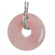 Donuthalter Scharnier-Clip "Wasserfall"  925iger Silber, glänzend für 30 mm Donuts