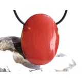 Mookait XXL Schmuckstein Cabochon / Scheibenstein gebohrt - Sonderqualität - ca. 4,1 cm x 3 cm x 0,9 cm