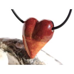 Mookait Swing Herz Schmuckstein gebohrt - Sonderqualitt - ca. 2,8 cm x 2,2 cm x 1,2 cm