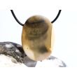 Mookait XXL Schmuckstein Cabochon / Scheibenstein gebohrt - Sonderqualität - ca. 4 cm x 2,9 cm x 0,9 cm