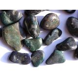 Honduras-Opal schwarz (Blackopal / Edelopal) Trommelsteine - Sonderqualität - Rarität - ca. 1,8 - 2,7 cm / ca. 3-4g/ St (GKS)