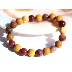 Mookait Armband / Kugelarmband Kugeln 8 mm - Sonderqualit�t - ca. 16 cm