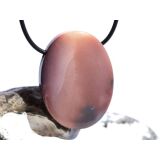 Mookait XXL Schmuckstein Cabochon / Scheibenstein gebohrt...