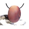 Mookait XXL Schmuckstein Cabochon / Scheibenstein gebohrt - Sonderqualität - ca. 4,1 cm x 3,1 cm x 0,9 cm