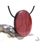 Mookait XXL Schmuckstein Cabochon / Scheibenstein gebohrt - Sonderqualität - ca. 4,1 cm x 3 cm x 0,9 cm