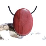 Mookait XXL Schmuckstein Cabochon / Scheibenstein gebohrt - Sonderqualität - ca. 4,1 cm x 3 cm x 0,9 cm