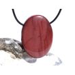 Mookait XXL Schmuckstein Cabochon / Scheibenstein gebohrt - Sonderqualität - ca. 4,1 cm x 3 cm x 0,9 cm