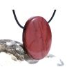 Mookait XXL Schmuckstein Cabochon / Scheibenstein gebohrt - Sonderqualität - ca. 4,1 cm x 3 cm x 0,9 cm