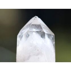 Bergkristall Phantomquarz XXXL Kristallstab / Kristallspitze natur gebohrt - ca. 5,6 cm x 1,8 cm x 1,7 cm
