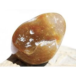 Flint (Feuerstein) XXL Trommelstein - ca. 4,1 cm x 2,9 cm x 2,5 cm (Fairer Handel/GKS)