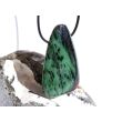 Rubin-Zoisit (Anyolith) XXXL Schmuckstein / Trommelstein gebohrt - AA-Sonderqualität - ca. 5,4 cm x 3,2 cm x 1,2 cm