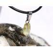Chrysoberyll Rohsteinform angetrommelt - Anhänger Silberöse Schmuckdose - Sonderqualität - Rarität - ca. 2 cm x 0,7 cm x 0,5 cm