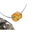 Gold-Beryll (Goldberyll / Beryll Gold) Schmuckstein / Kristall gebohrt - Sonderqualität - Rarität - ca. 0,7 cm x 0,7 cm