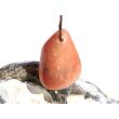 Aprikosencalcit (Calcit apricot) Schmuckstein gebohrt - ca. 2,9 cm x 2 cm x 0,9 cm