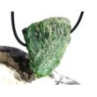 Chromdiopsid XL Rohstein gebohrt - schöne Qualität - Rarität - ca. 3,9 cm x 3,2 cm x 1,5 cm