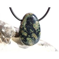 Eldarit Nebulastein (Meta-Rhyolith / Kugelrhyolith) Trommelstein gebohrt - ca. 3 cm x 2 cm x 1,1 cm