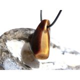 Tigerauge Schmuckstein / Trommelstein gebohrt -...