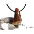 Tigerauge Schmuckstein / Trommelstein gebohrt - schöne Qualität - ca. 3 cm x 1,5 cm x 1,4 cm