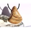 Landschaftsjaspis XXXL Trommelstein gebohrt - Sonderqualität - ca. 4,9 cm x 3,5 cm x 1,9 cm