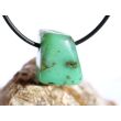 Chrysopras Schmuckstein / Trommelstein gebohrt - ca. 2,2 cm x 1,7 cm x 1,8 cm
