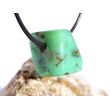 Chrysopras Schmuckstein / Trommelstein gebohrt - ca. 2,2 cm x 1,7 cm x 1,8 cm