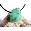 Chrysopras Schmuckstein / Trommelstein gebohrt - ca. 2,2 cm x 1,7 cm x 1,8 cm