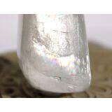 Selenit (Fasergips) "Regenbogenkristall" XXXL Trommelstein / Handschmeichler - Sonderqualität - ca. 5,7 cm x 3,1 cm x 2,9 cm - Sonderpreis wg. Makel -