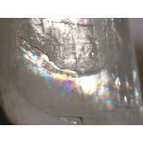 Selenit (Fasergips) "Regenbogenkristall" XXXL Trommelstein / Handschmeichler - Sonderqualität - ca. 5,7 cm x 3,1 cm x 2,9 cm - Sonderpreis wg. Makel -