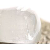 Selenit (Fasergips) "Regenbogenkristall" XXXL Trommelstein / Handschmeichler - Sonderqualität - ca. 5,7 cm x 3,1 cm x 2,9 cm - Sonderpreis wg. Makel -