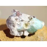 Apophyllit grün mit Stilbit Kristallstufe / Rohstein - Rarität - ca. 2,9 cm x 2,2 cm x 1,6 cm