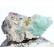 Apophyllit grün mit Stilbit Kristallstufe / Rohstein - Rarität - ca. 2,9 cm x 2,2 cm x 1,6 cm