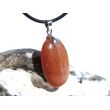 Sonnenstein Schmuckstein Cabochon Anhänger Öse - AA-Sonderqualität - Rarität - ca. 3,6 cm x 1,7 cm x 0,6 cm