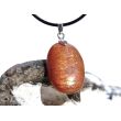 Sonnenstein Schmuckstein Cabochon Anhänger Öse - AA-Sonderqualität - Rarität - ca. 3,6 cm x 1,7 cm x 0,6 cm